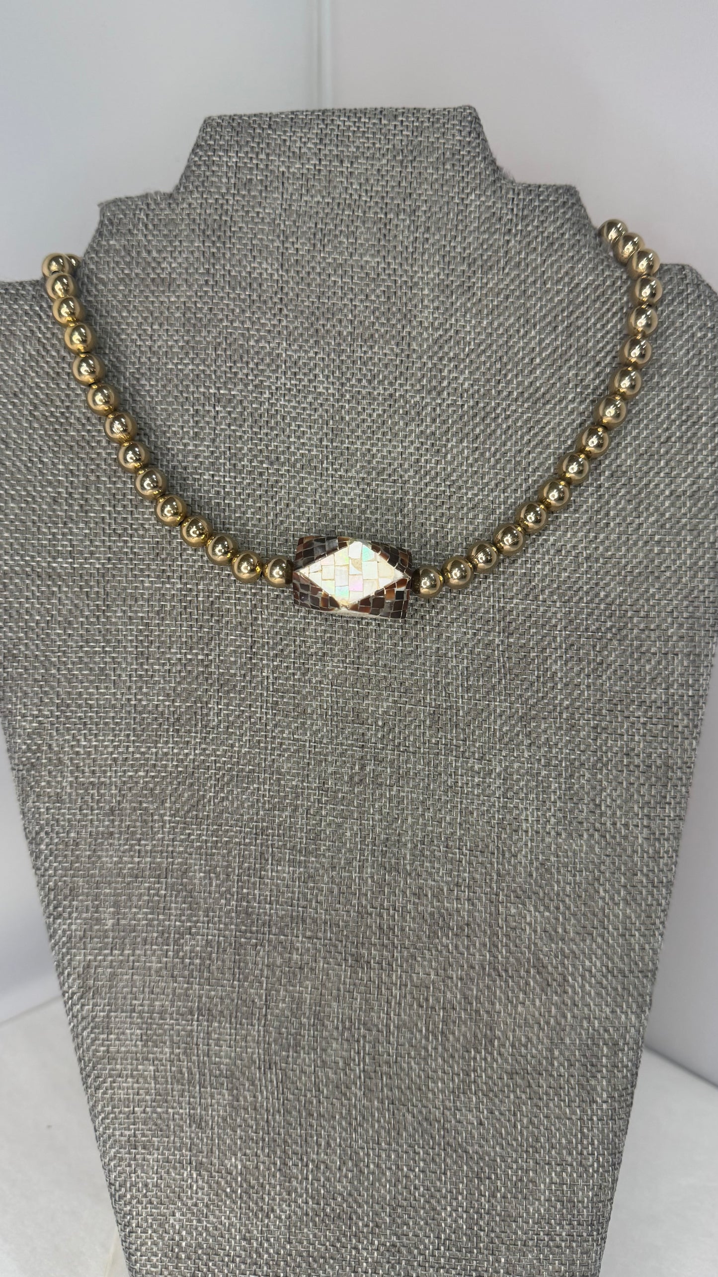 Made- Mother of Pearl necklace