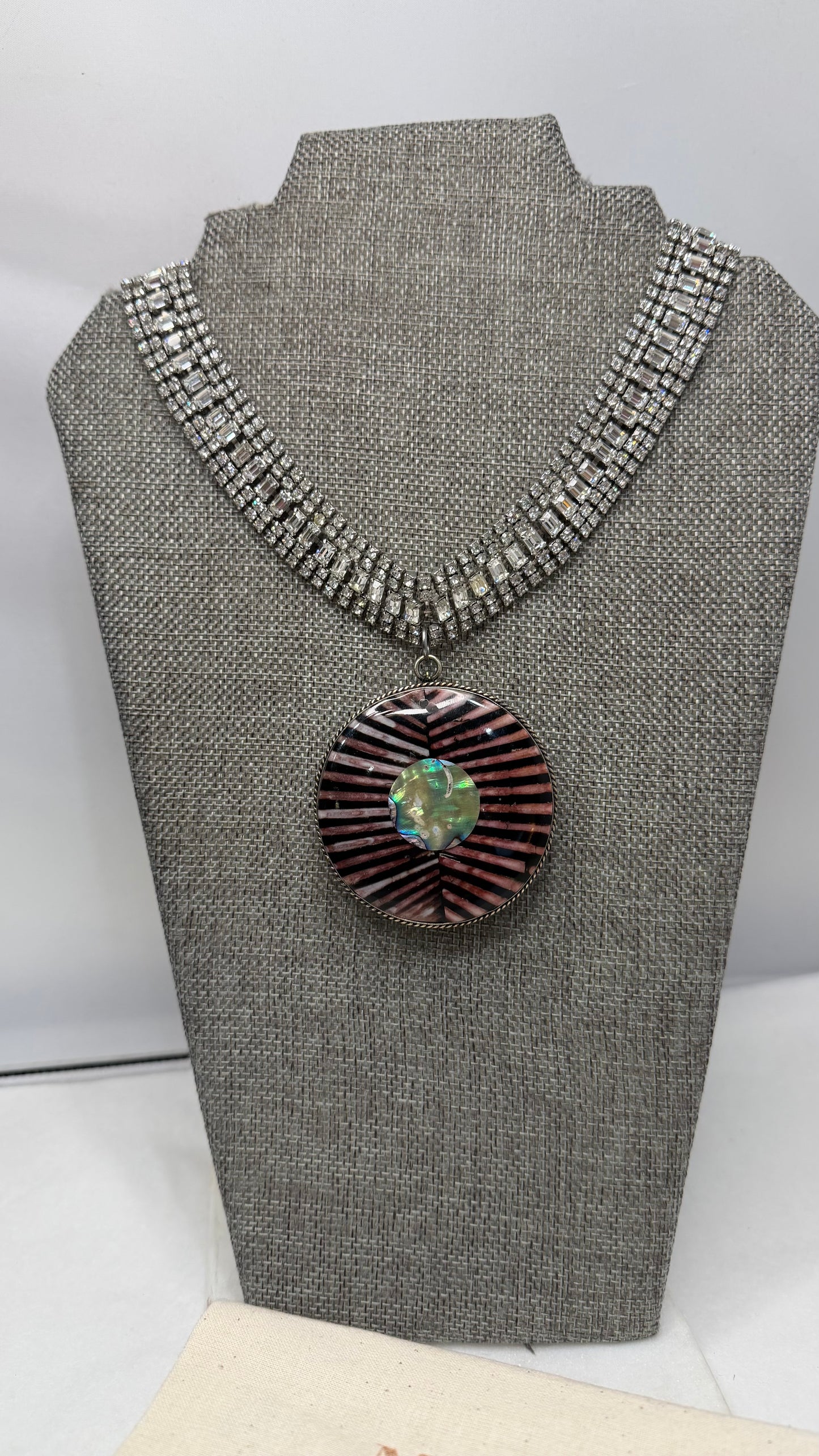 Made coconut shell necklace