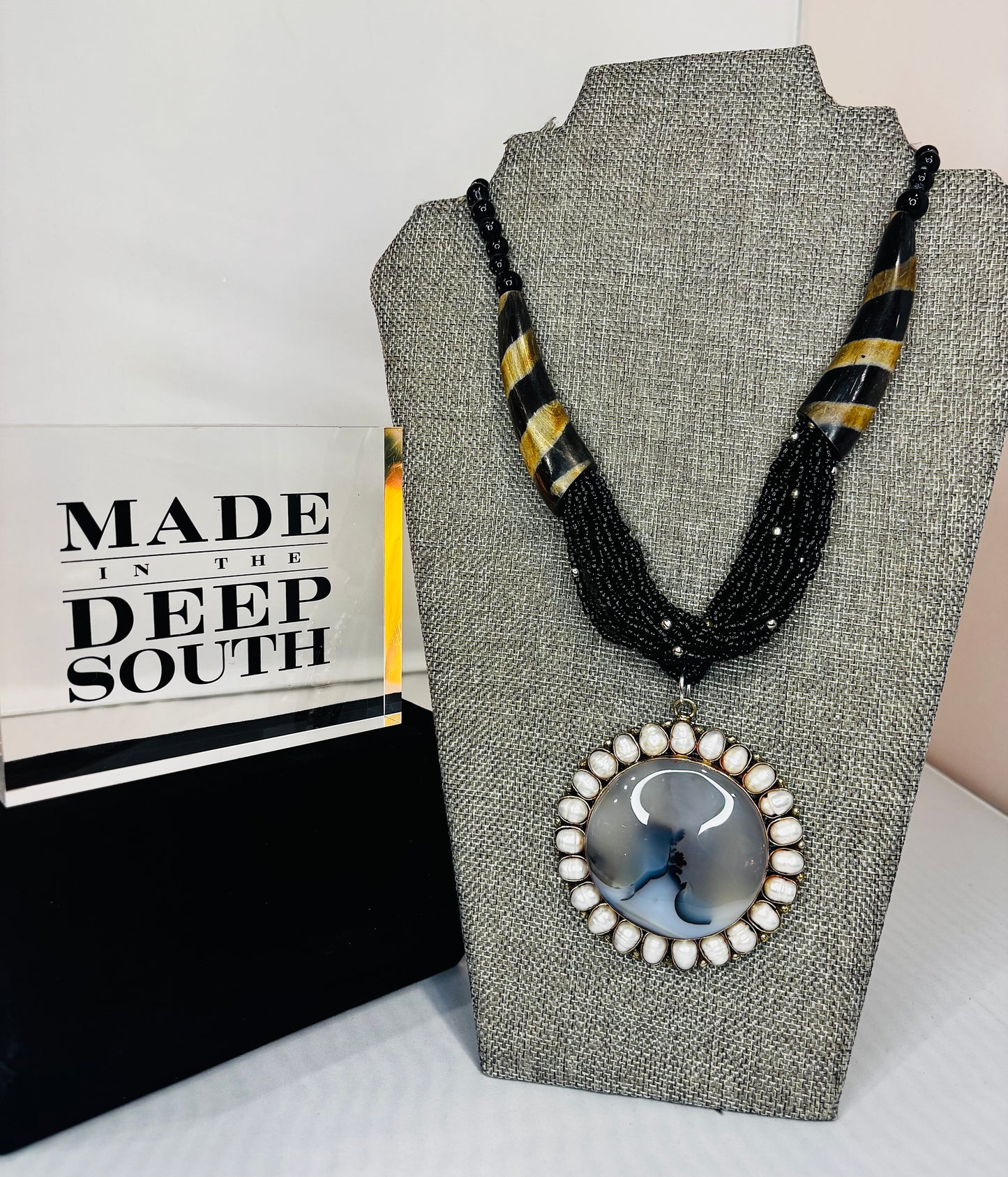 MADE - Quartz & Pearls Necklace