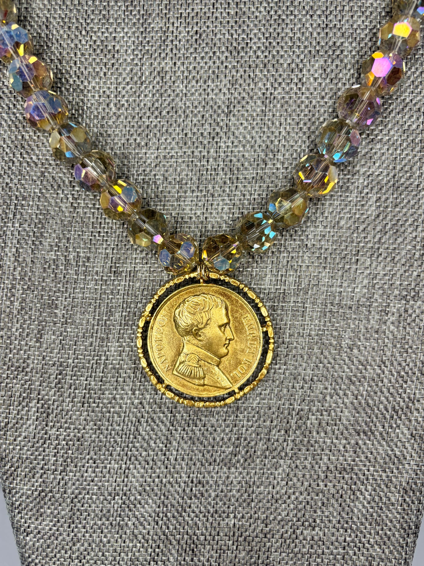 MADE- Coin & Crystal Necklace