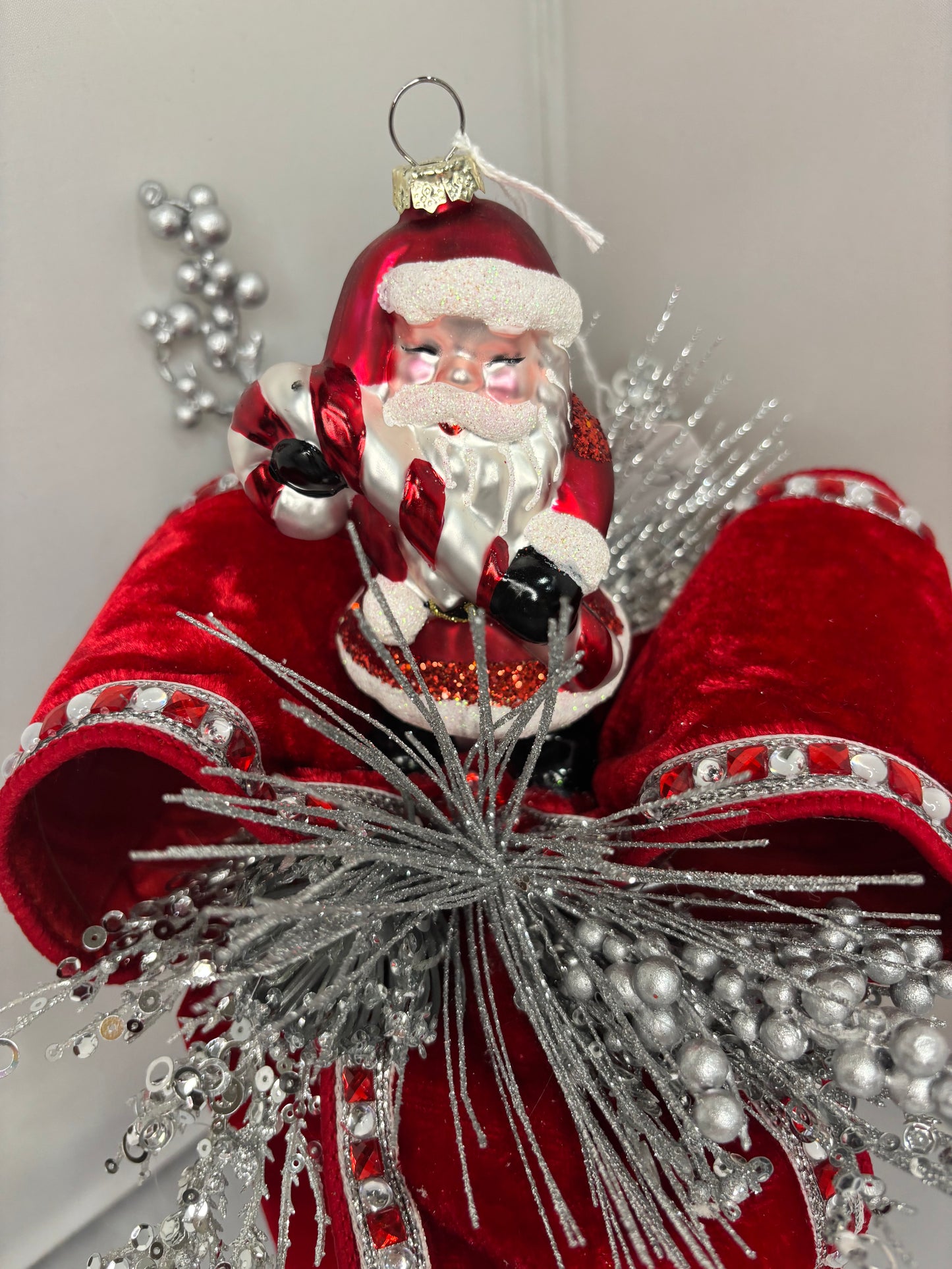 Santa Ornament Box Candle