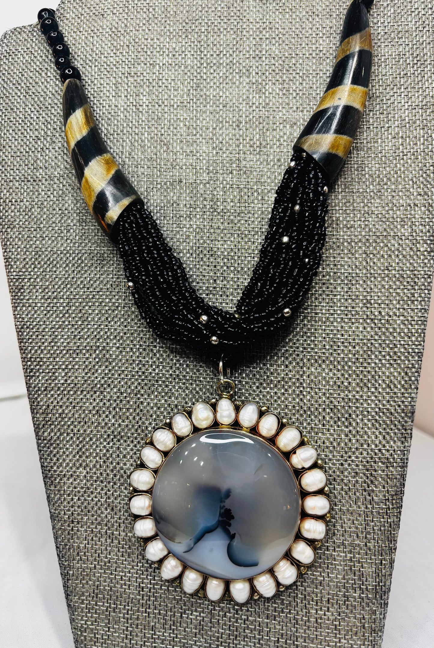 MADE - Quartz & Pearls Necklace