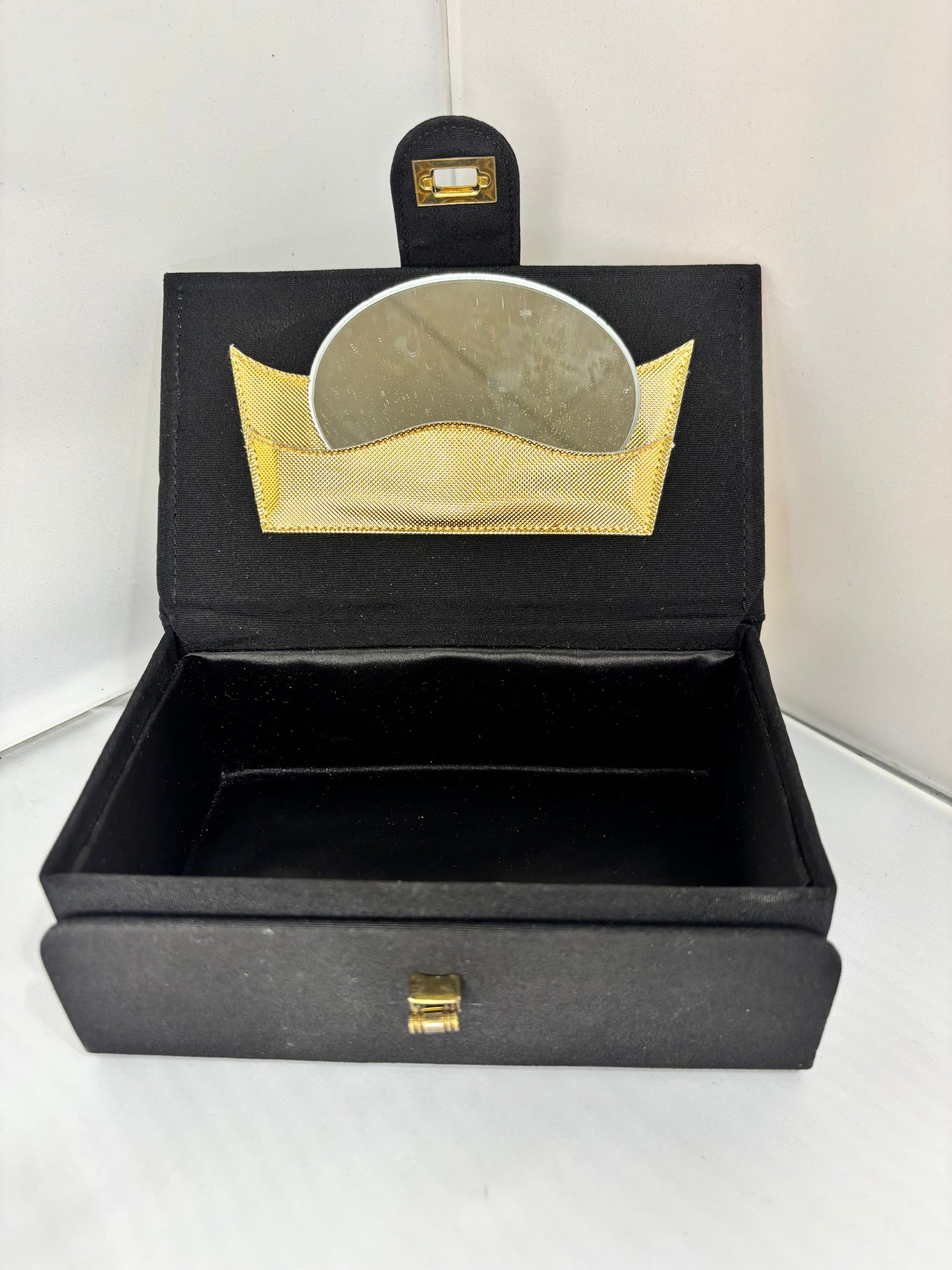 MADE- Black & Gold Clutch Box