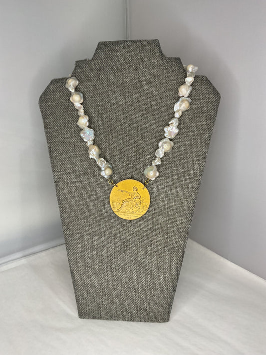 Made 1950s French medal