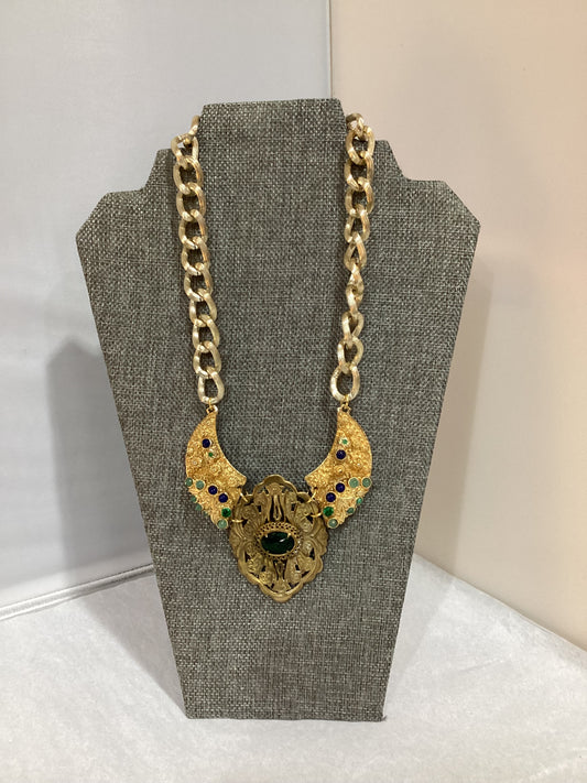 MADE- 1920’s Brooch Necklace