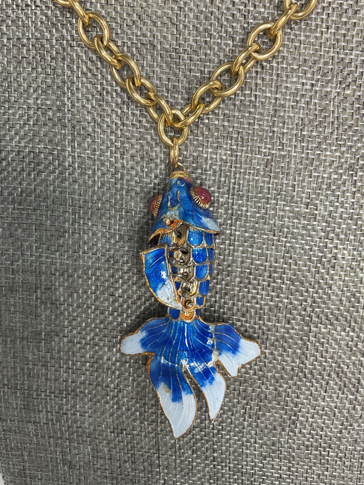 Made fish necklace