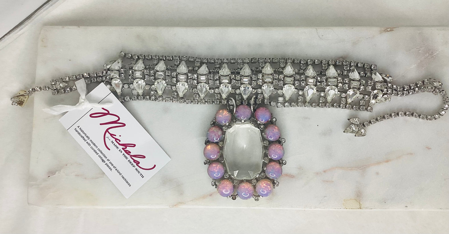 Made- Quartz & Opalite necklace