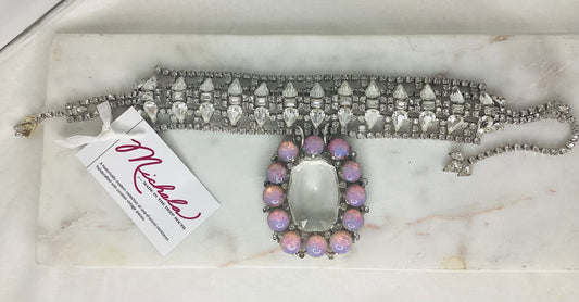 Made- Quartz & Opalite necklace