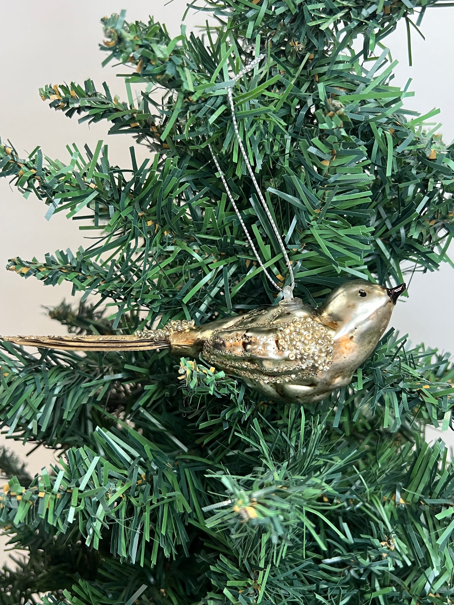 Gold Bird Ornament