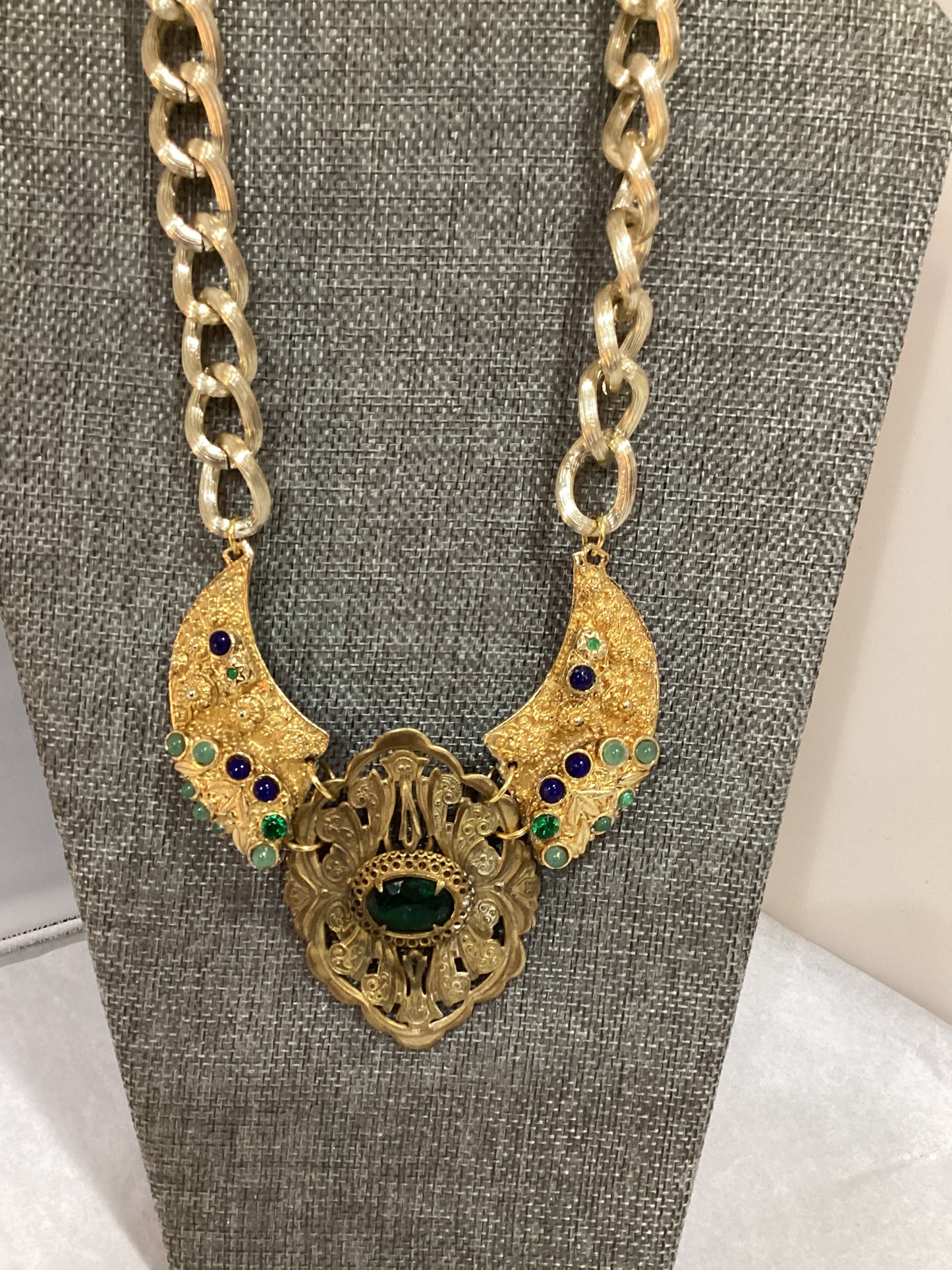 MADE- 1920’s Brooch Necklace