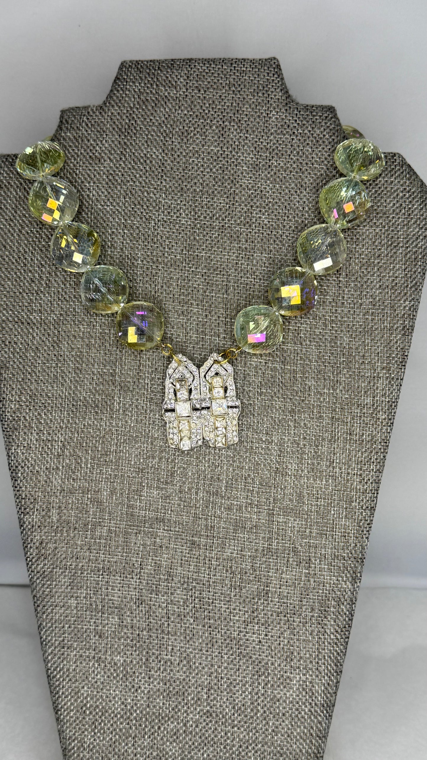 Made- Buckle Crystal necklace
