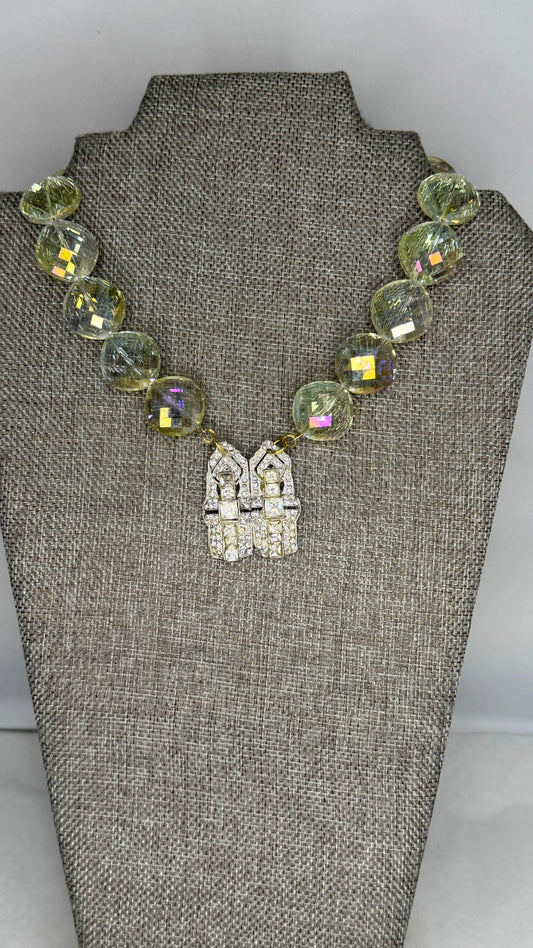 Made- Buckle Crystal necklace