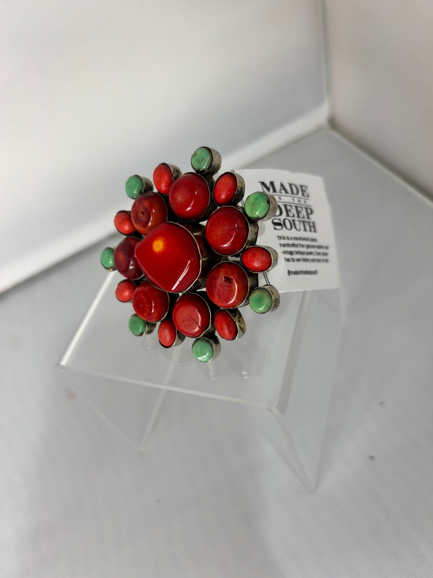 MADE- Coral & Turquoise Necklace