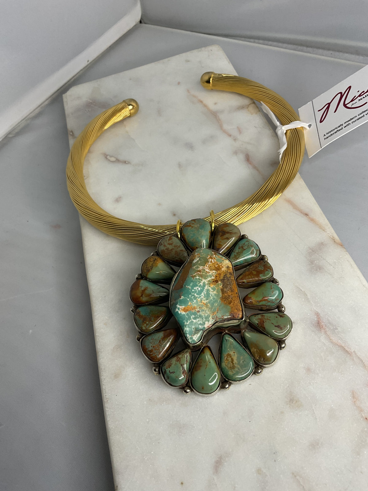 Made collar necklace