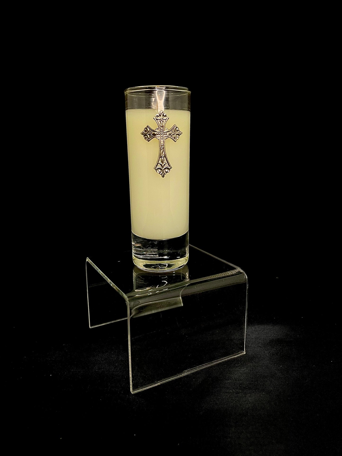 Faith Silver Novelty Candle