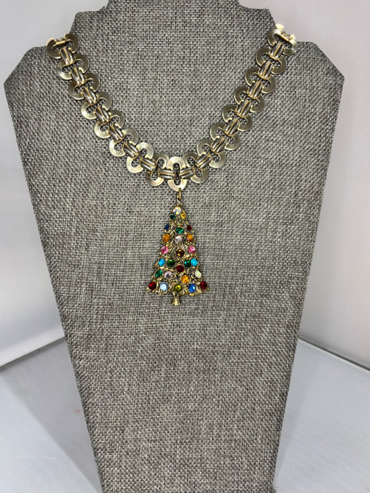 MADE- Christmas Tree Necklace