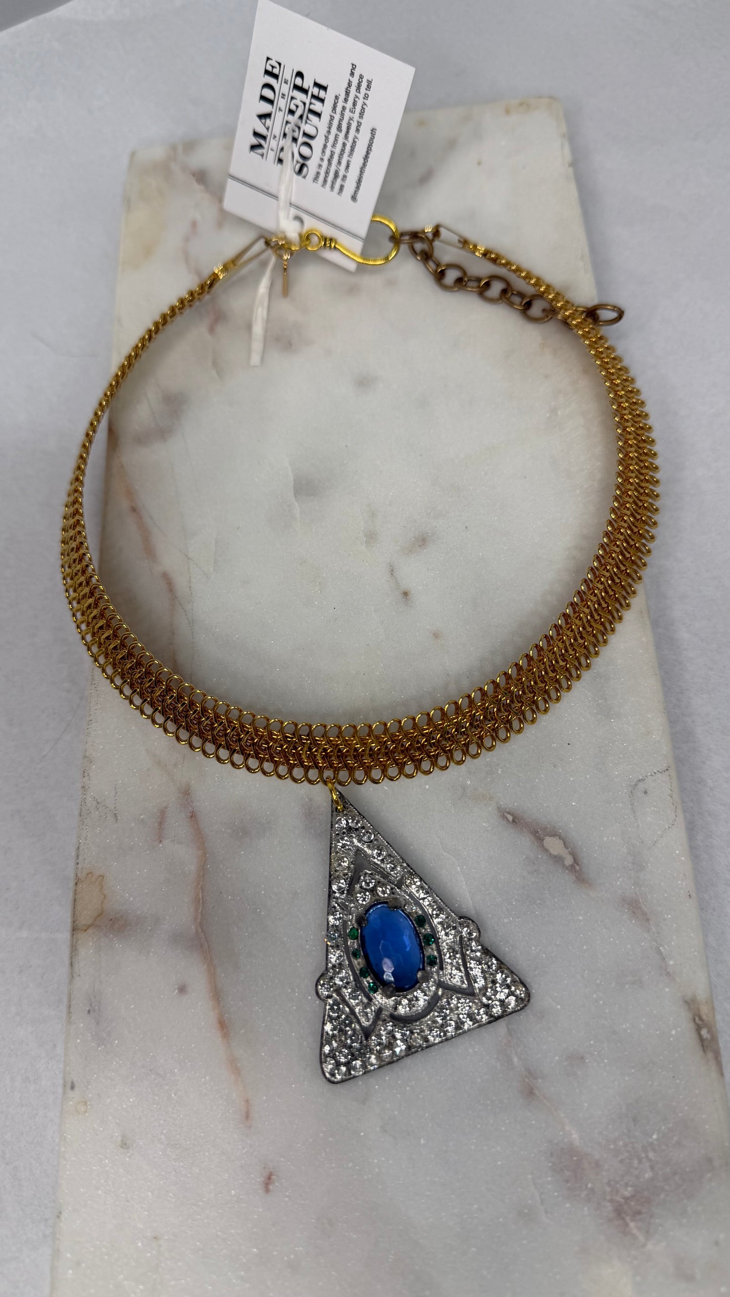 Made fur clip choker
