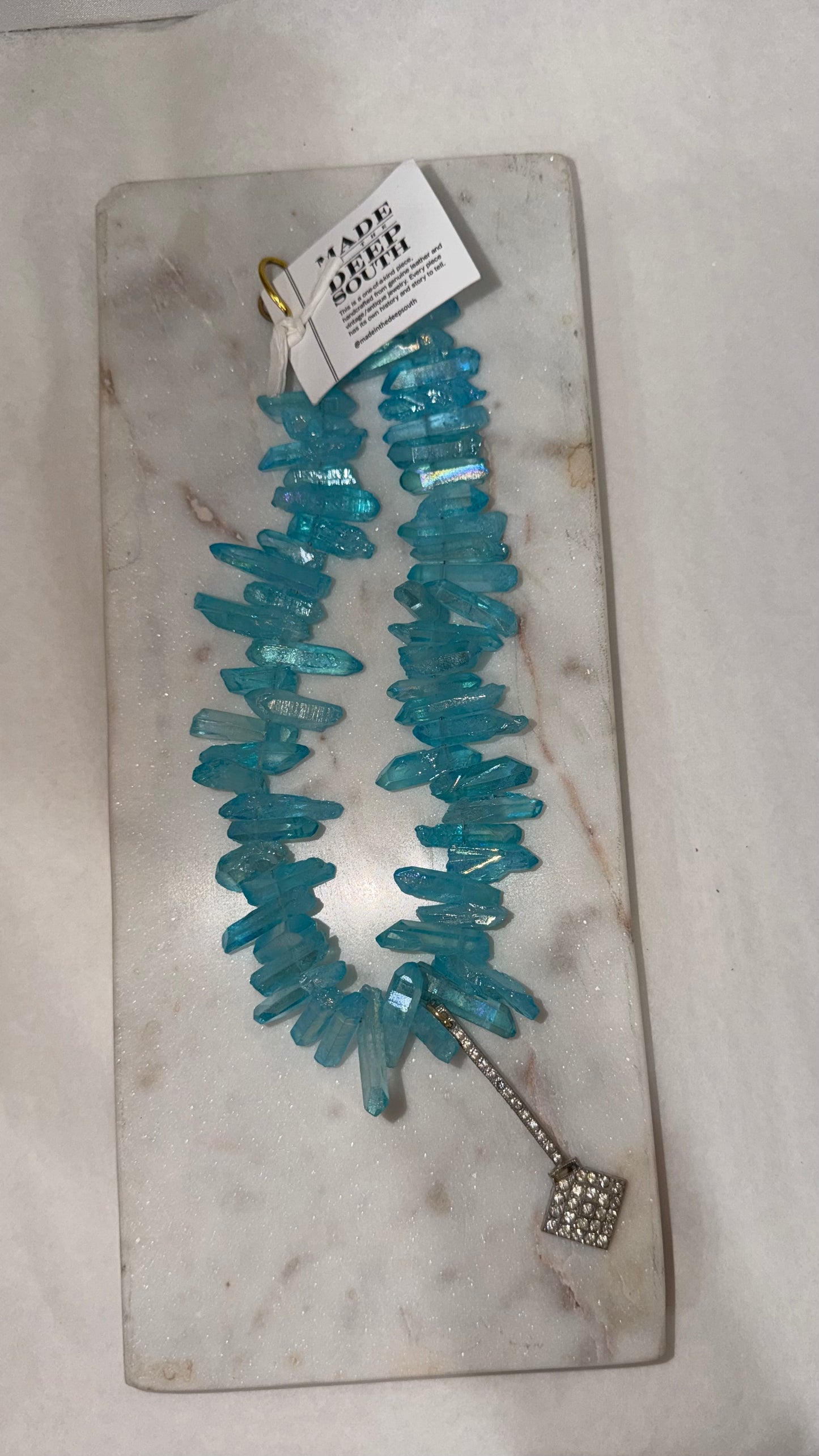 Made- blue Quartz necklace