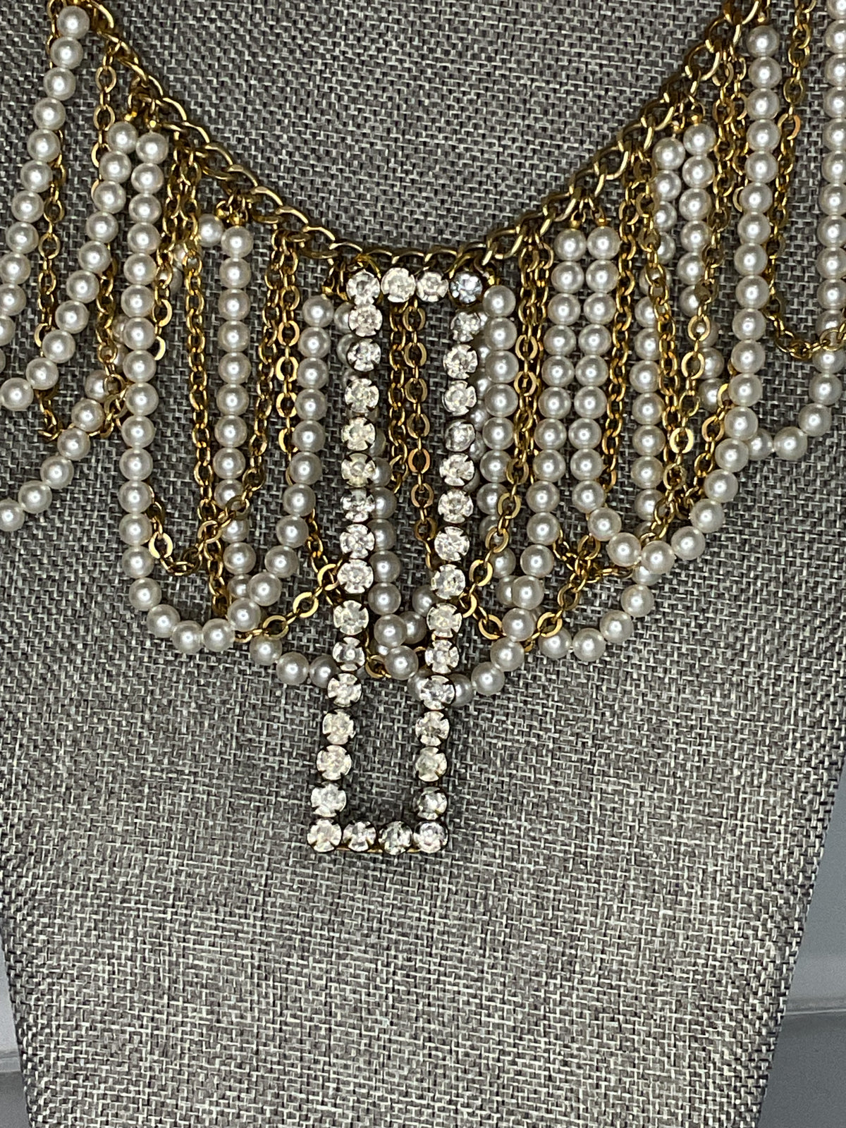 Made sash buckle necklace