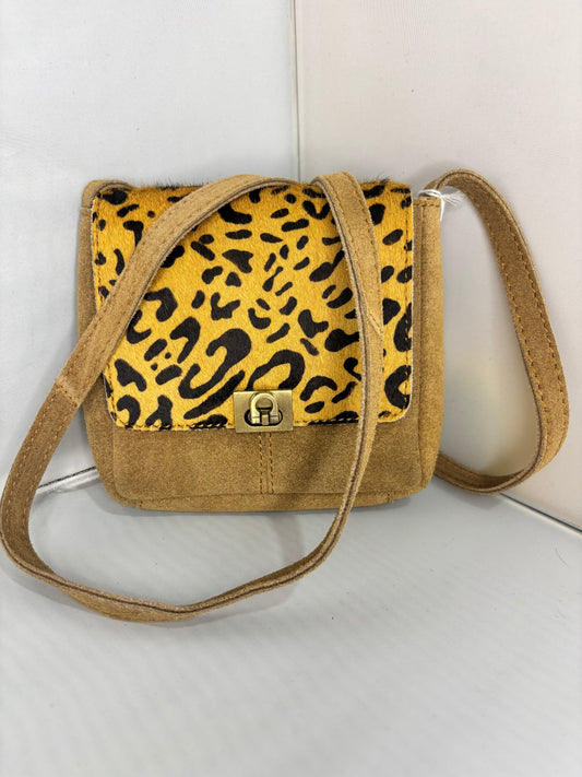Tan Leopard Crossbody