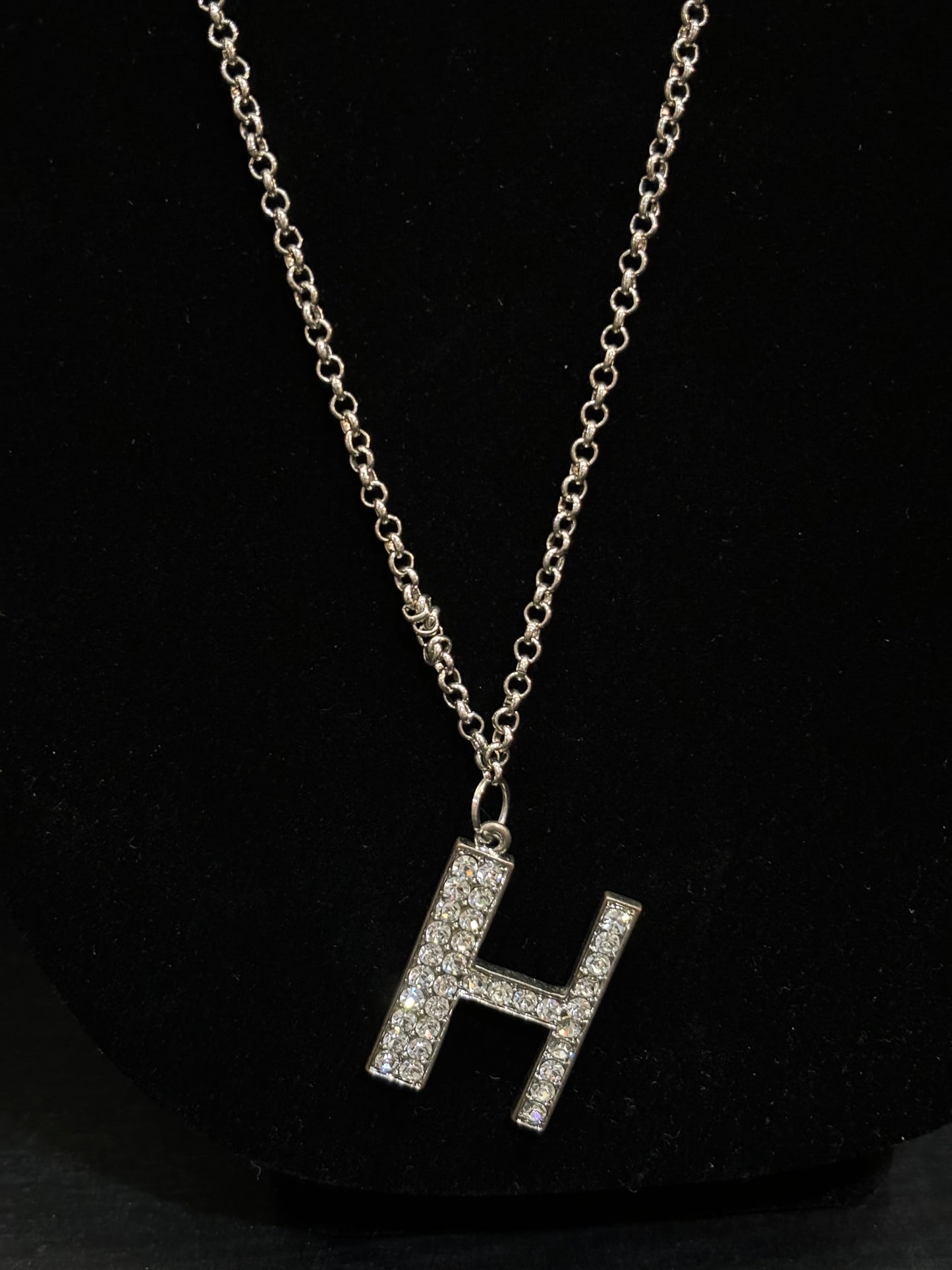 Crystal Letter Necklace