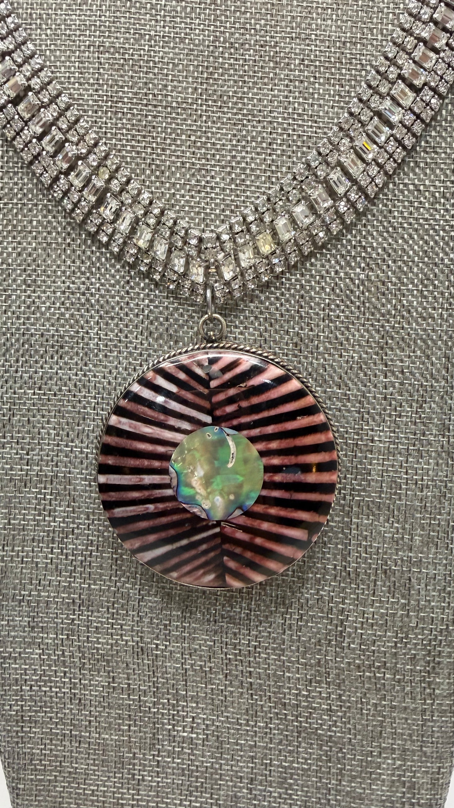 Made coconut shell necklace