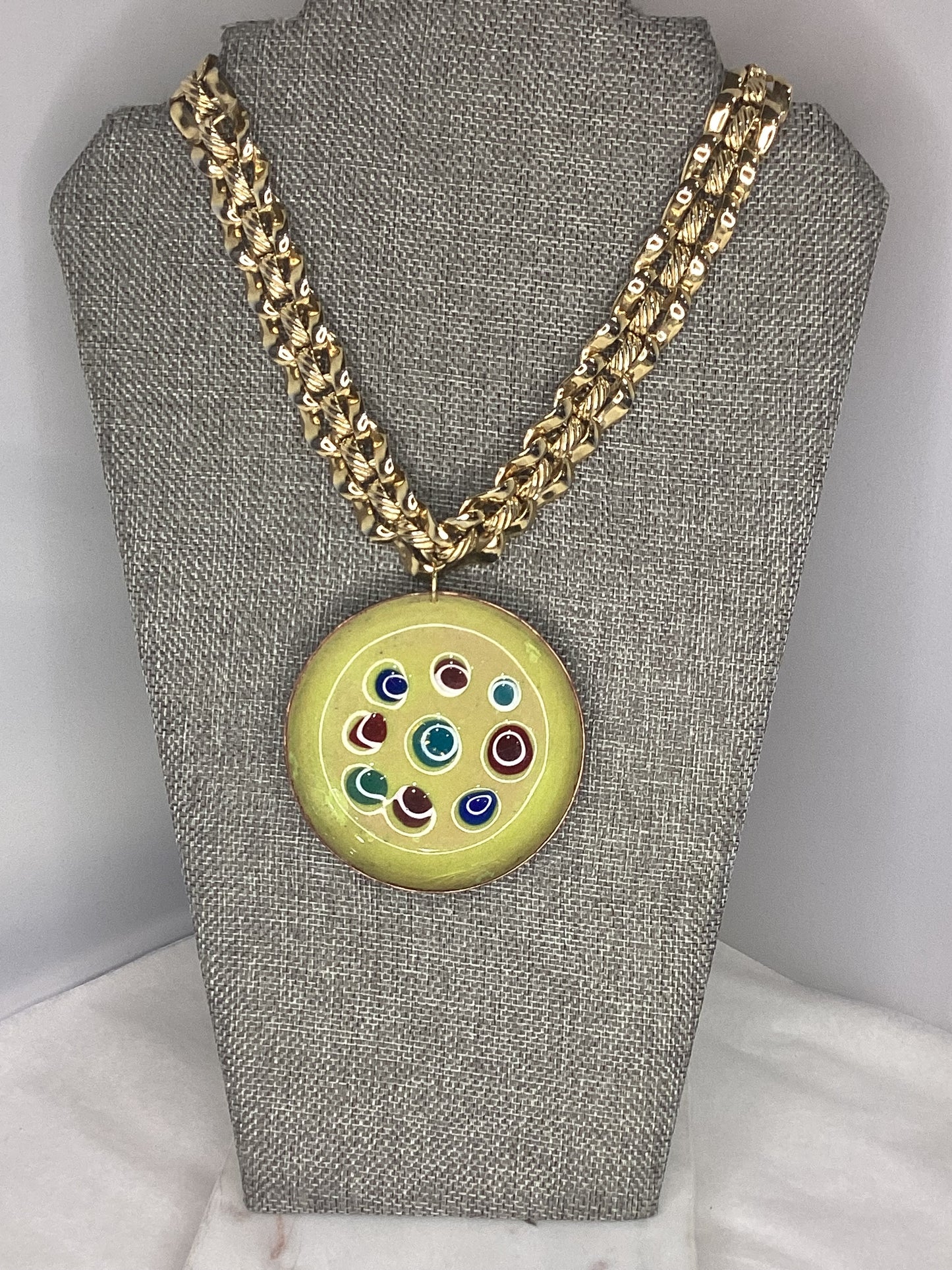 Made- sharlow enamel necklace