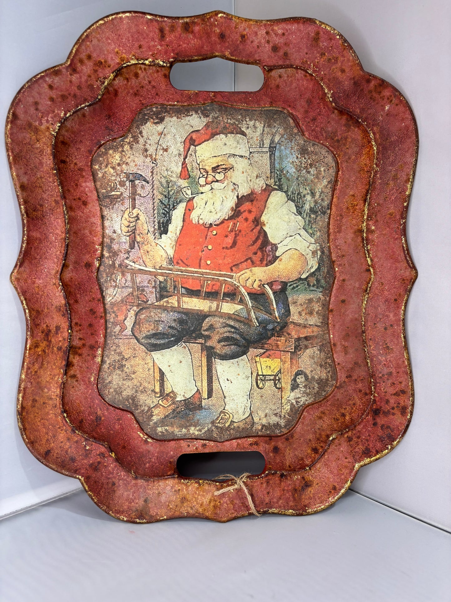 Santa Workshop Tray