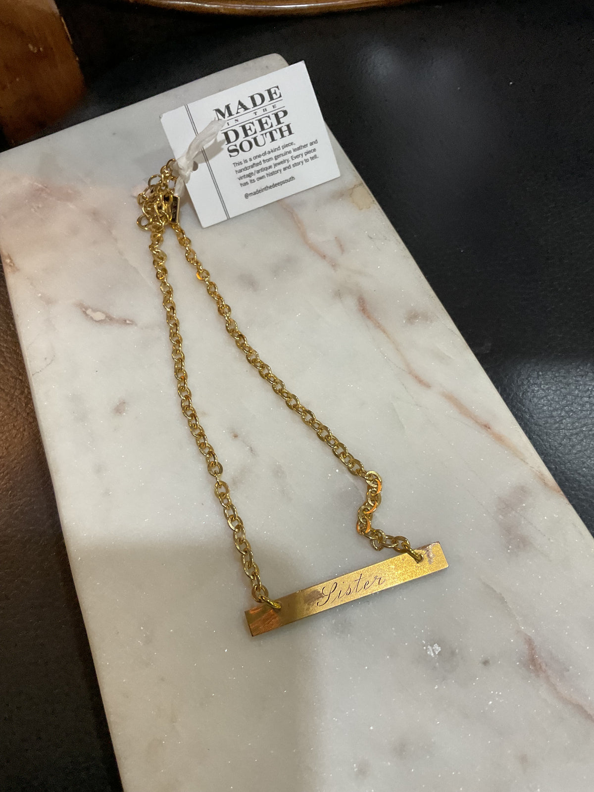Made sister necklace