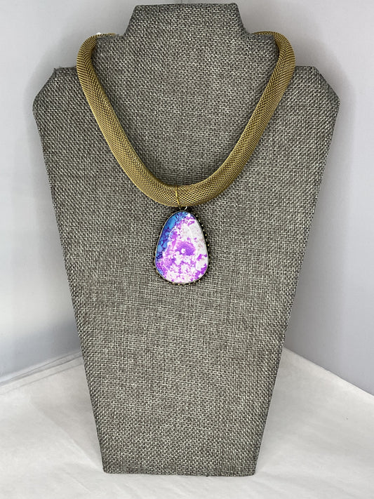 Made Paris mesh necklace