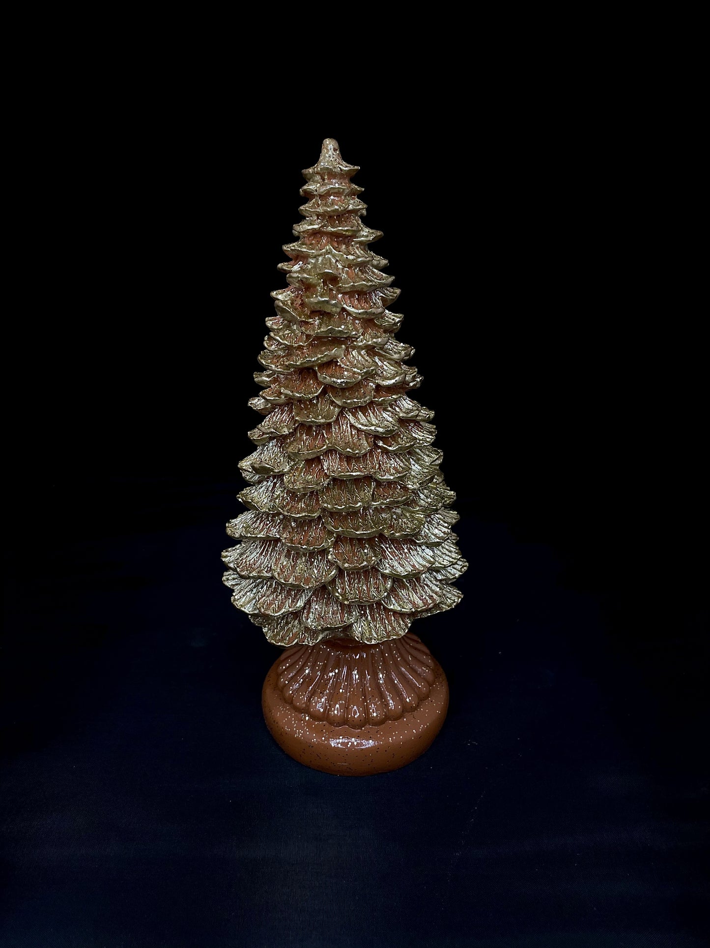 Small Gold Resin Tree