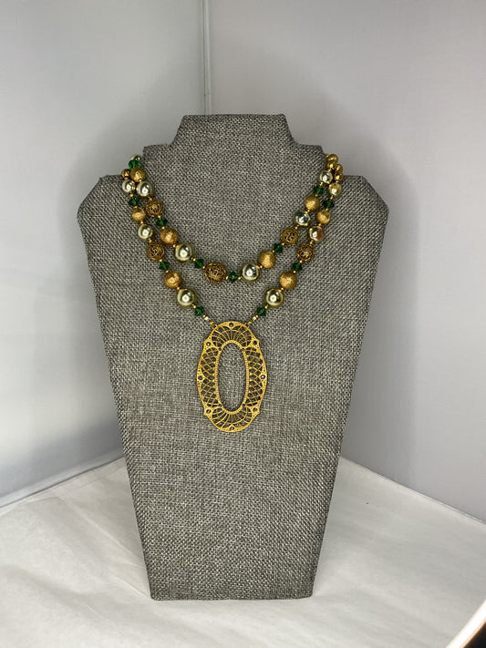 Made 1700s necklace