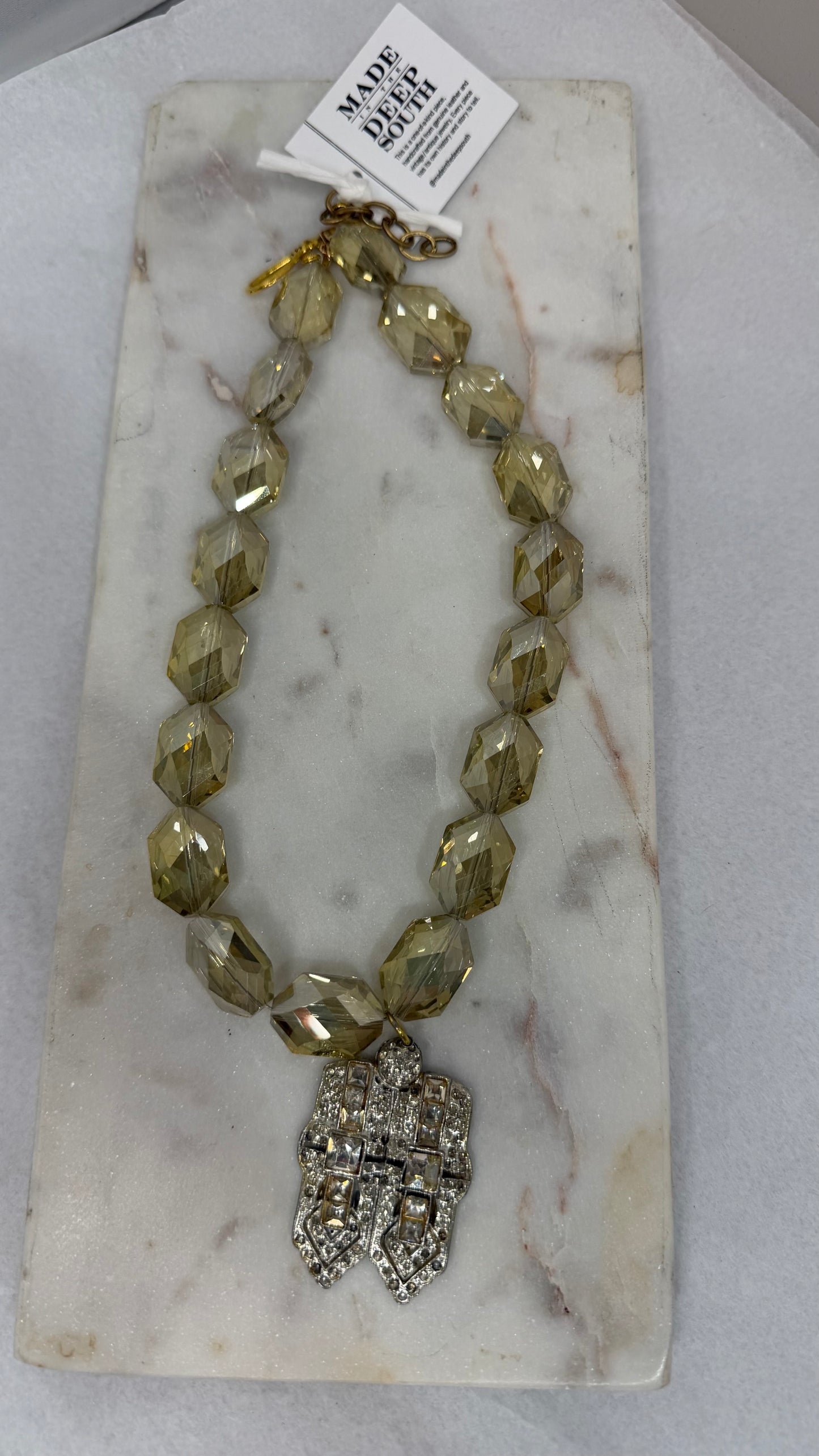 Made buckle necklace
