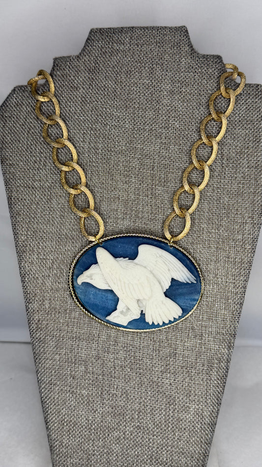 Made- Eagle glass buckle