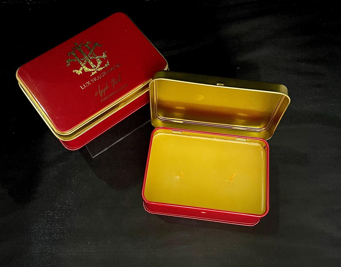 Lux Fragrances Tin Candle