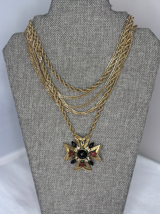 MADE- Multi Color Layered Necklace