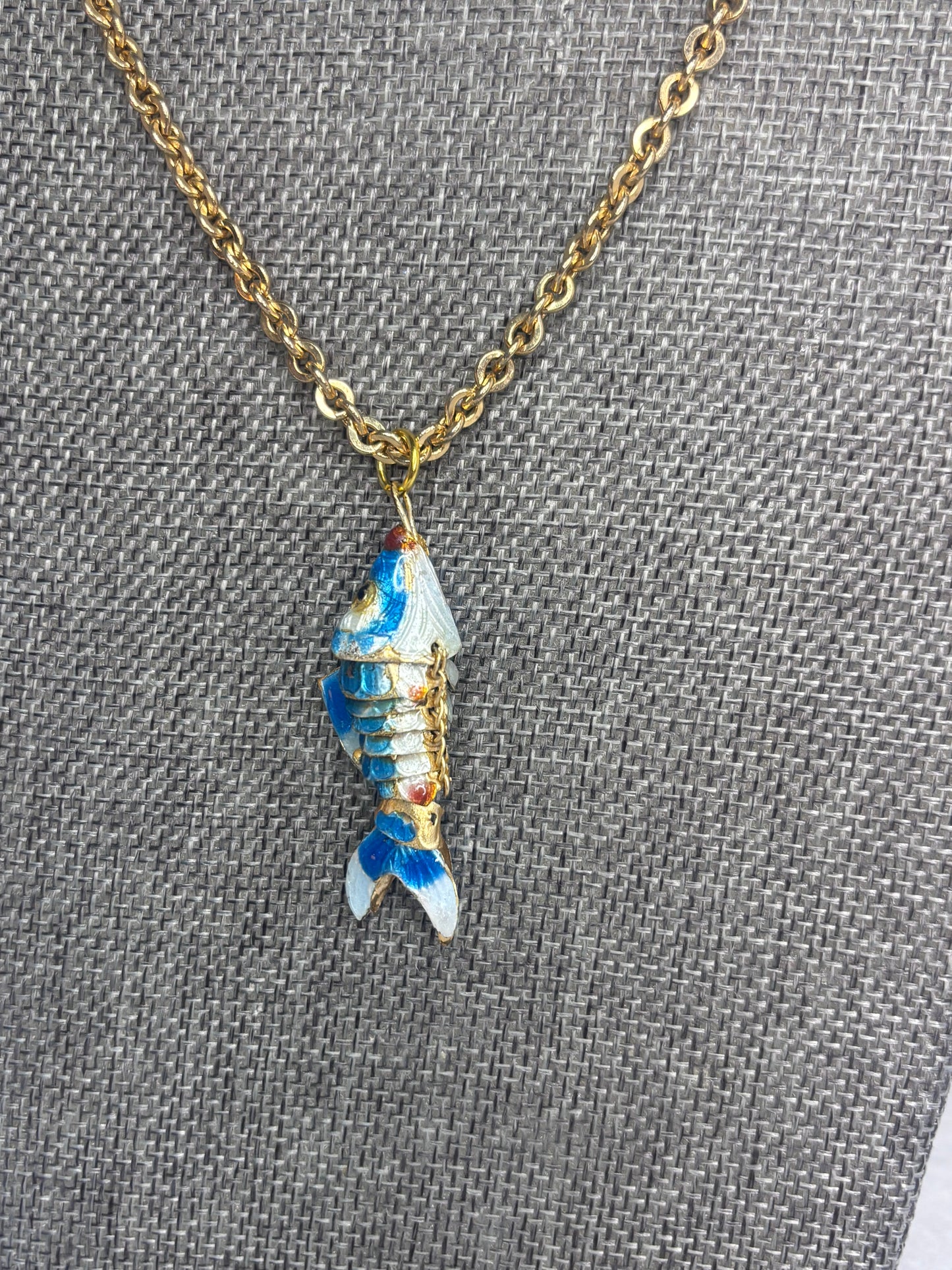MADE-1960's Fish Pendant Necklace