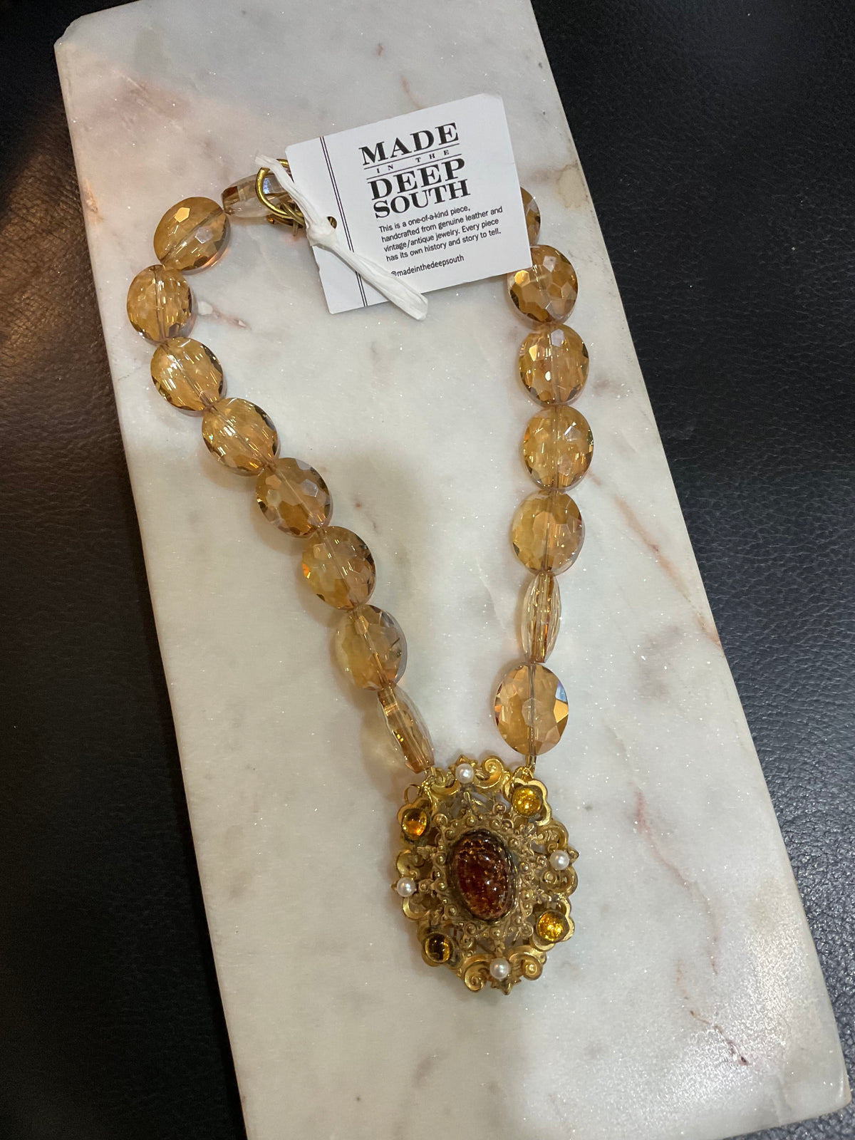 Made st labre necklace