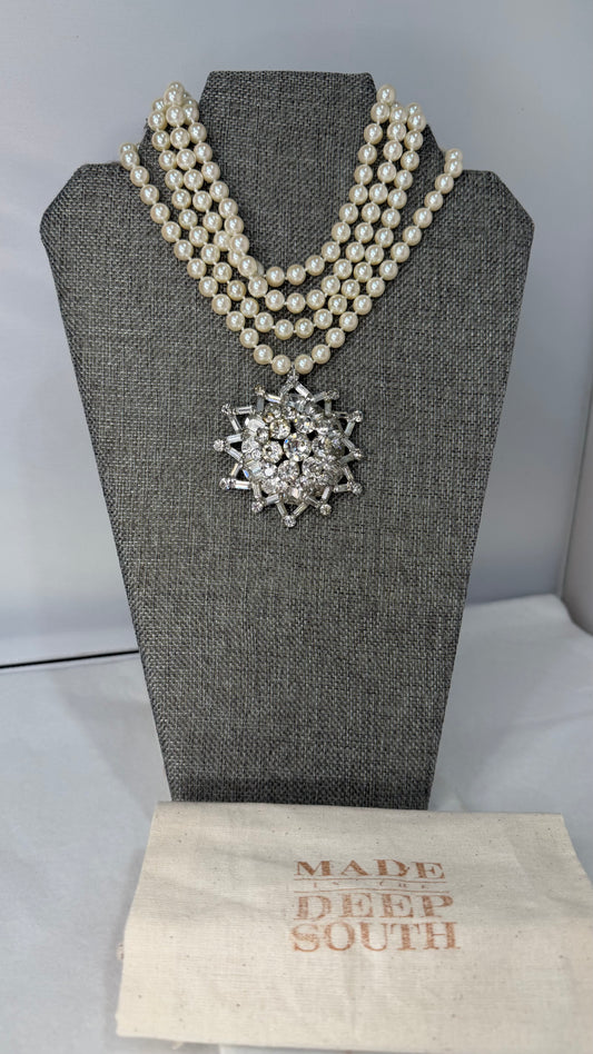 Made pearl choker