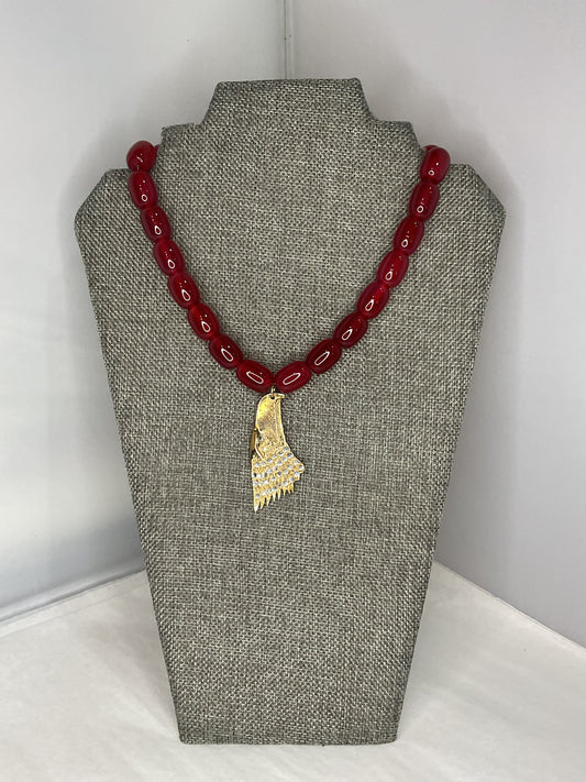 Made 1970s eagle necklace