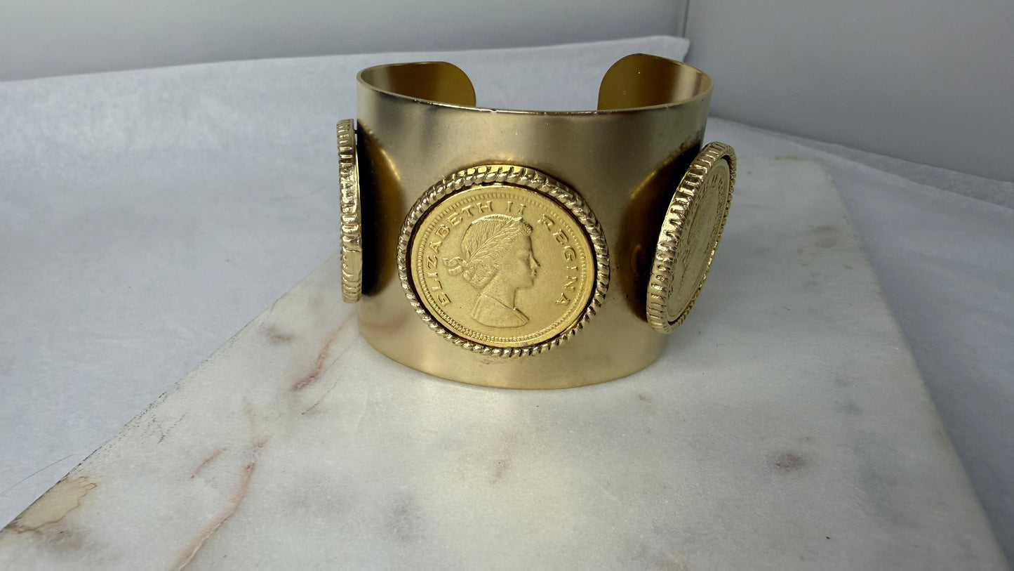 Yochi coin cuff