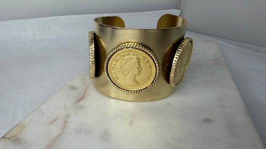 Yochi coin cuff