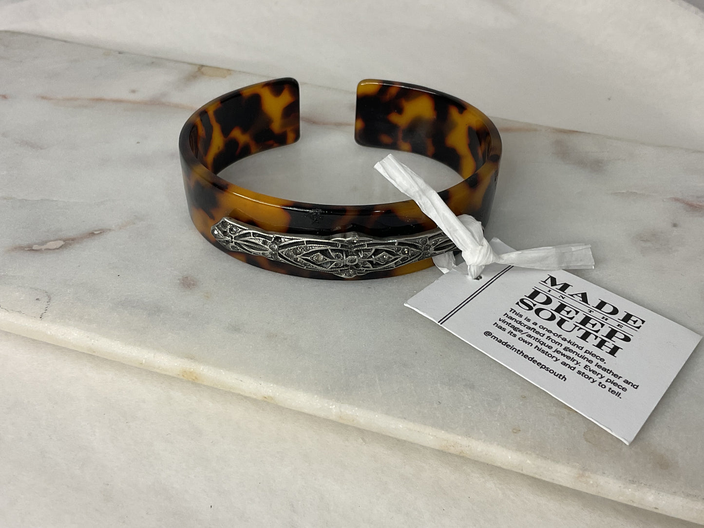 Made 1930s bar pin cuff