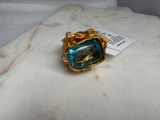 Made Aquamarina ring