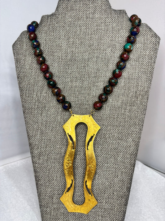 MADE- 1800’s Sash Buckle Necklace