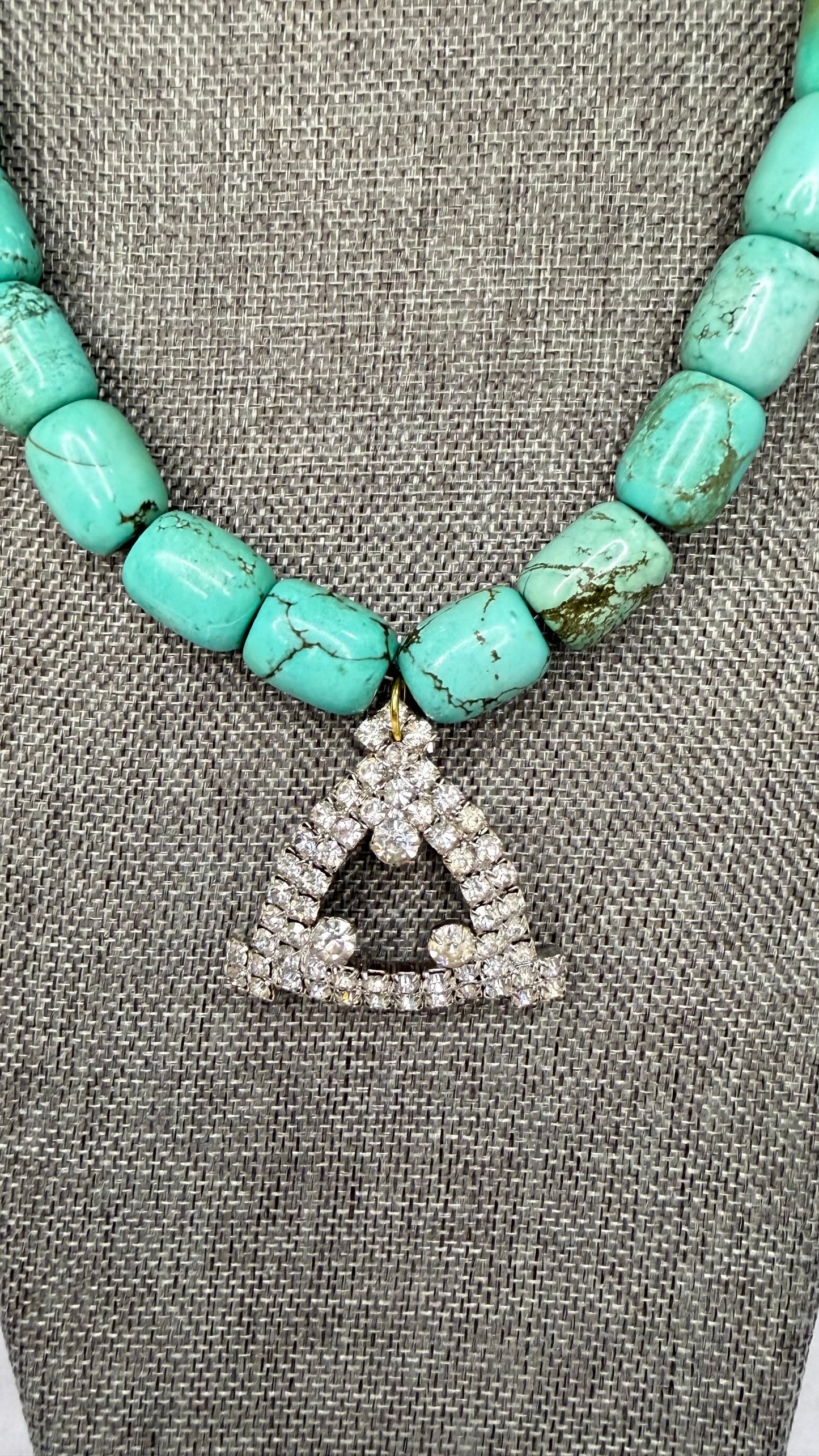 Made turquoise necklace