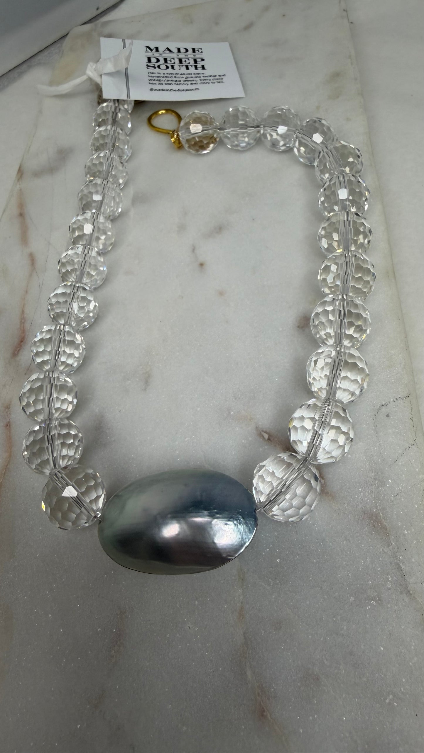 Made- mother of Pearl necklace