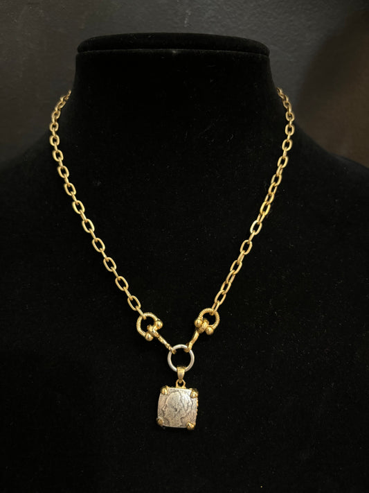 Square Coin Necklace