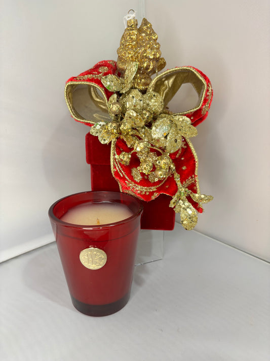 Santa Box Candle