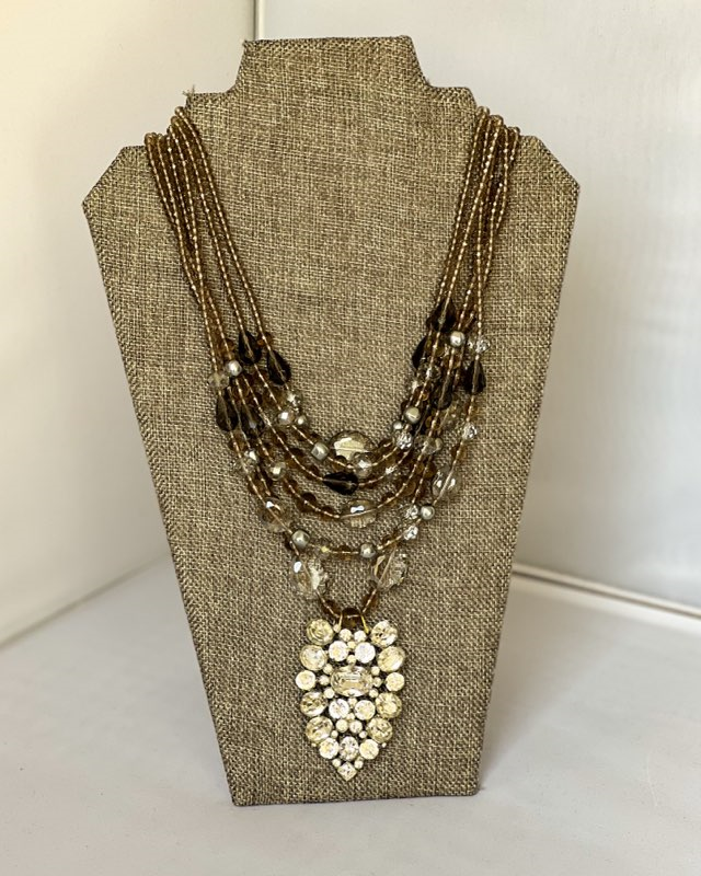 MADE- Beaded Multi Strand Necklace
